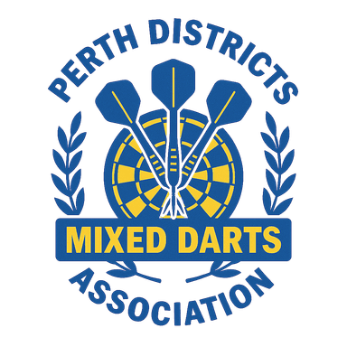 Perth Districts Mixed Darts Association logo